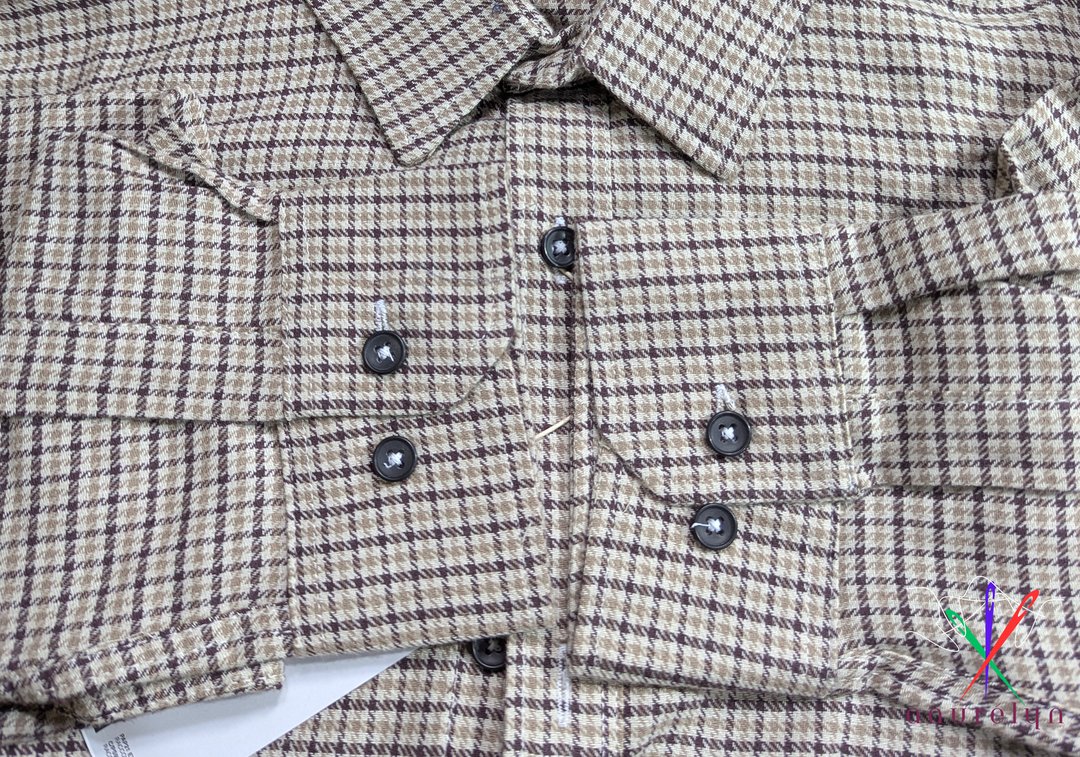 Men’z Casual Beige Micro Check Shirt - aaurélyn