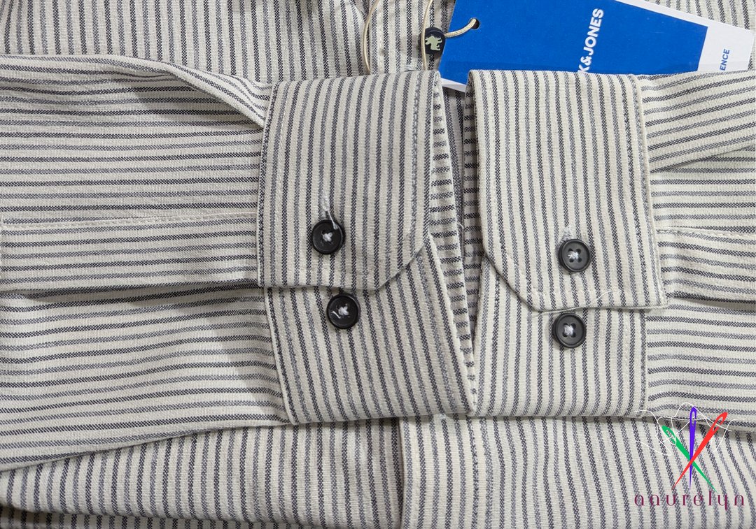 Men'z Casual Ash Stripe Shirt - aaurélyn